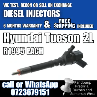 Hyundai Tucson 2L Diesel Injectors for sale