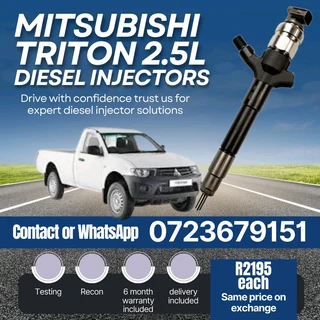Mitsubishi Triton 2.5L Diesel Injectors for sale