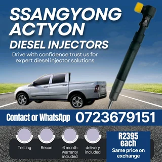 Ssangyong Actyon Diesel Injectors for sale