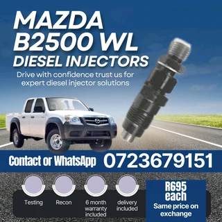 Mazda B2500 Diesel Injectors for sale