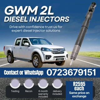 GWM 2L Diesel Injectors for sale