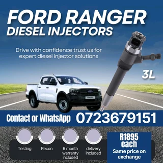 Ford Ranger 3L Diesel Injectors for sale
