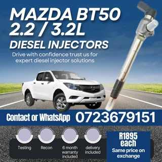 Mazda BT50 2.2/3.2L Diesel Injectors for sale