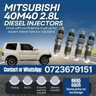 Mitsubishi Colt 40M40 2.8L Diesel Injectors for sale