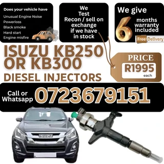 Isuzu KB250 or KB300 Diesel Injectors for sale