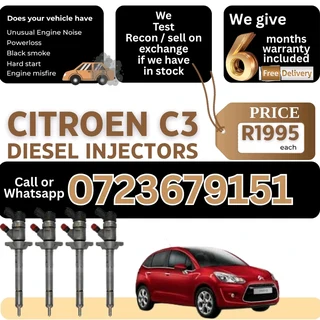 Citroen C3 Diesel Injectors for sale