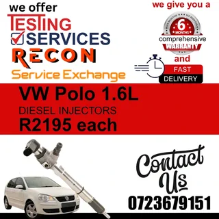 VW Polo 1.6L Diesel Injectors for sale