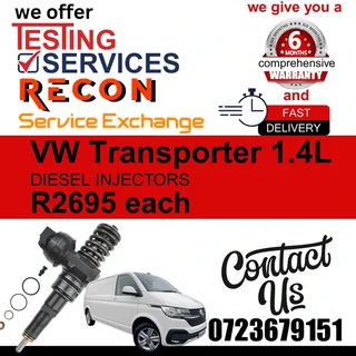 VW Transporter 1.4L Diesel Injectors for sale