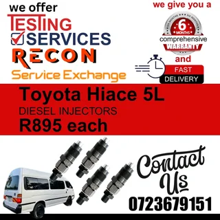 Toyota Hiace 5L Diesel Injectors for sale