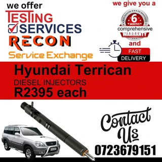 Hyundai Terrican Diesel Injectors for sale