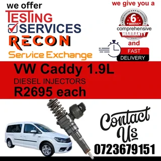 VW Caddy 1.9L Diesel Injectors for sale