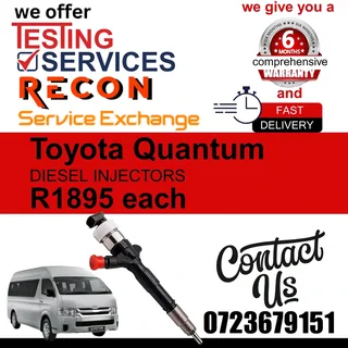Toyota Quantum Diesel Injectors for sale
