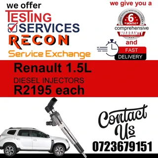 Renault 1.5L Diesel Injectors for sale
