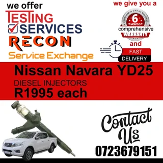 Nissan Navara YD25 Diesel Injectors for sale