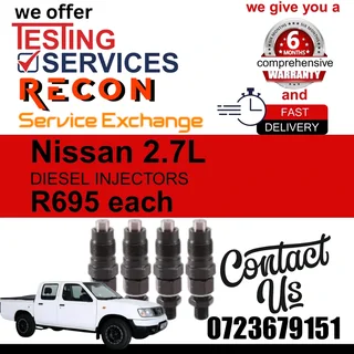 Nissan 2.7L Diesel Injectors for sale