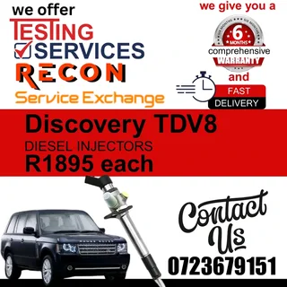 Discovery TDV8 Diesel Injectors for sale