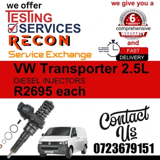 VW Transporter 2.5L Diesel Injectors for sale