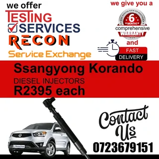 Ssangyong Korando Diesel Injectors for sale