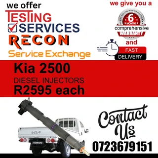 Kia 2500 Diesel Injectors for sale