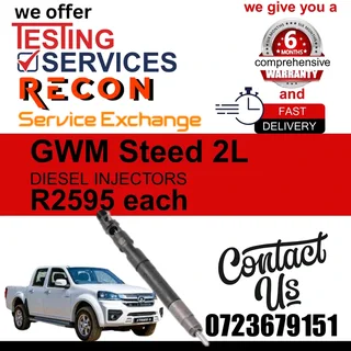 Gwm Steed 2l Diesel Injectors For Sale