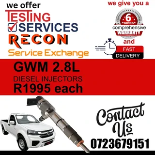 GWM 2.8l Diesel Injectors for sale