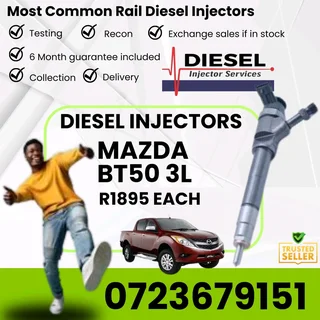 Mazda BT50 3L Diesel Injectors for sale