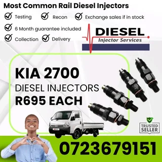 Kia 2700 Diesel Injectors for sale