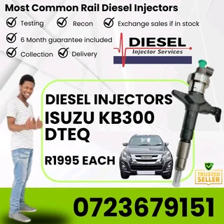 Isuzu KB300 Dteq Diesel Injectors for sale