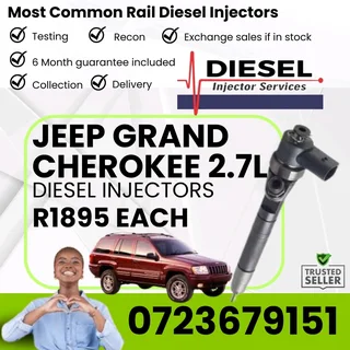 Jeep Grand Cherokee 2.7L Diesel Injectors for sale