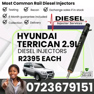 Hyundai Terrican Diesel Injectors for sale