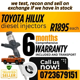 Toyota Hilux Diesel Injectors for sale