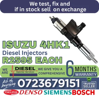 Isuzu 4HK1 diesel injectors for sale
