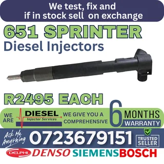 651 Sprinter diesel injectors for sale