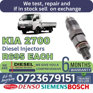 Kia 2700 diesel injectors for sale