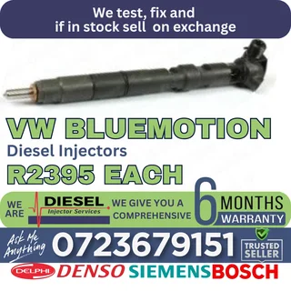 VW Bluemotion diesel injectors for sale