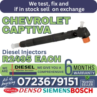Chevrolet Captiva diesel injectors for sale