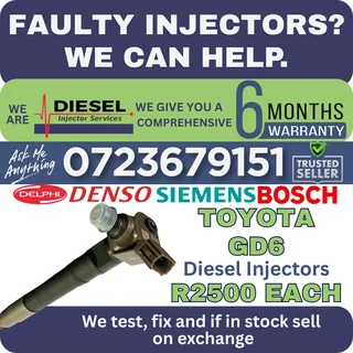 Toyota GD6 diesel injectors for sale
