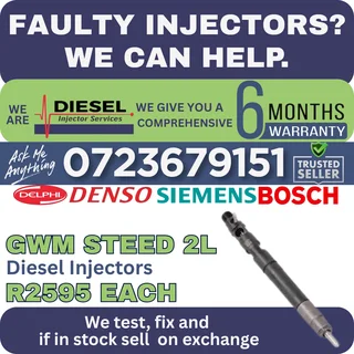 GWM Steed 2L diesel injectors for sale