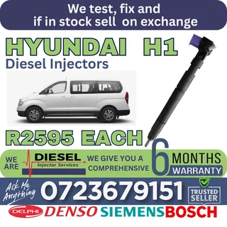 Hyundai H1 diesel injectors for sale