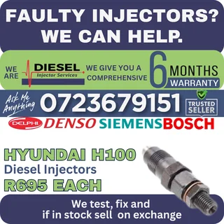 Hyundai H100 diesel injectors for sale