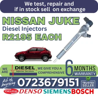 Nissan Juke diesel injectors for sale
