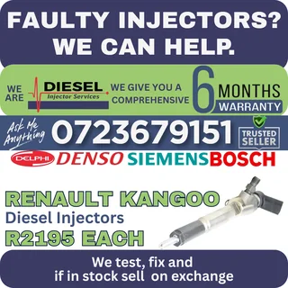 Renault Kangoo diesel injectors for sale