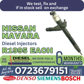 Nissan Navara diesel injectors for sale