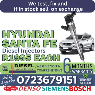 Hyundai Santa Fe diesel injectors for sale