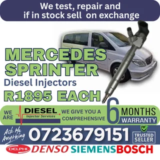 Mercedes Sprinter diesel injectors for sale
