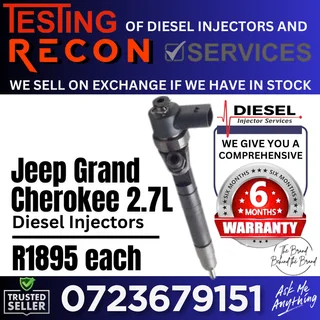 Jeep grand cherokee 2.7L diesel injectors for sale