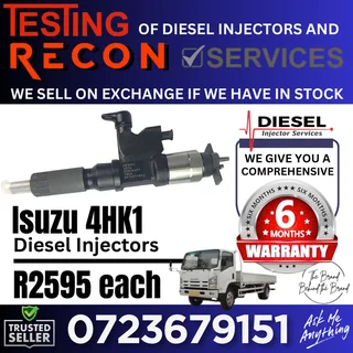 Isuzu 4HK1 diesel injectors for sale
