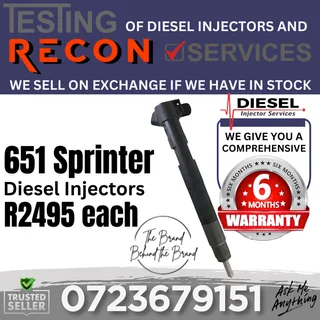651 Sprinter diesel injectors for sale
