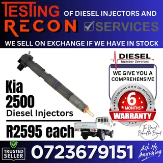 Kia 2500 diesel injectors for sale