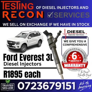Ford Everest 3L diesel injectors for sale